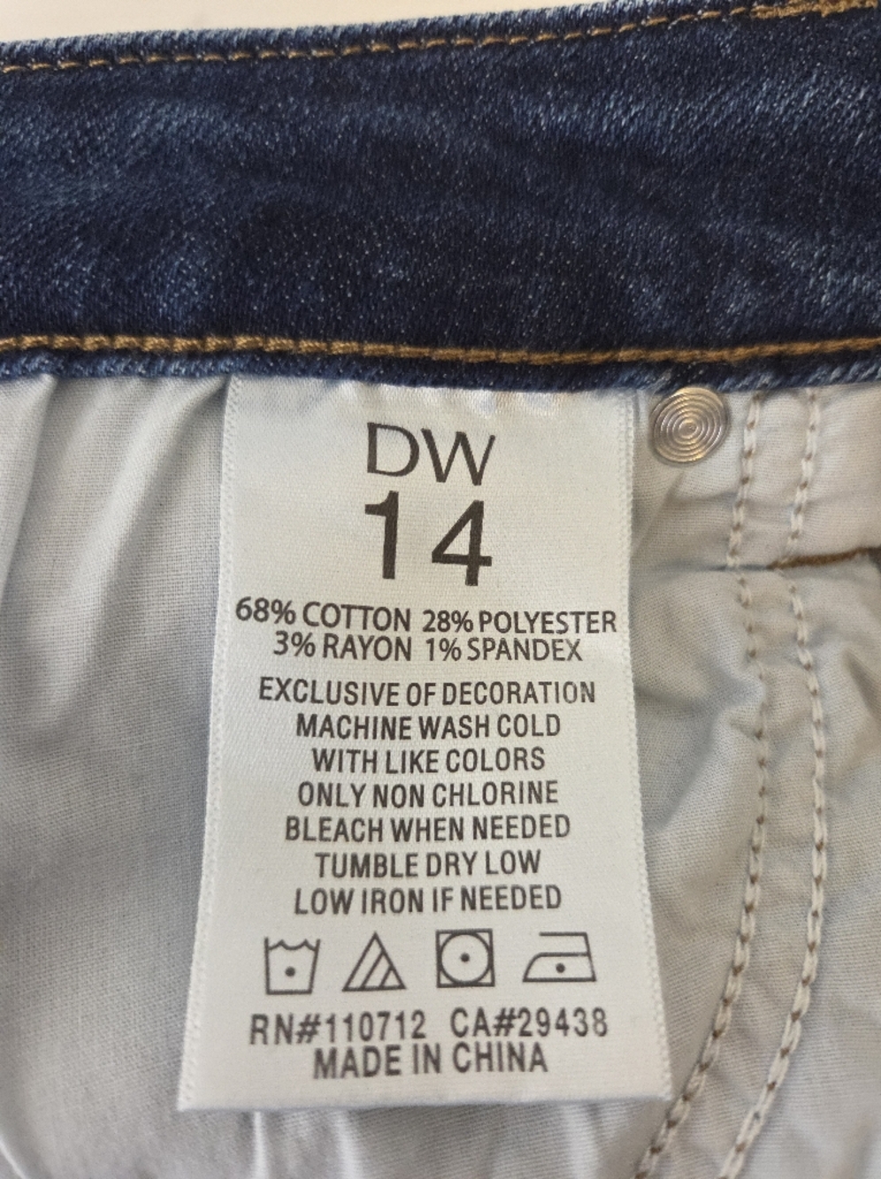 Driftwood Carlie Wide Leg Embroidered Retro Flower Womens Denim Jeans Size 14NWT - Picture 7 of 11